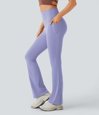 Halara UltraSculpt™ High Waisted Tummy Control Pocket Shaping Yoga Bootcut Leggings
