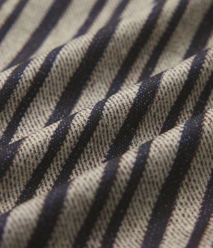 High Waisted 2-in-1 Stripes Work Bodycon Mini Skirt