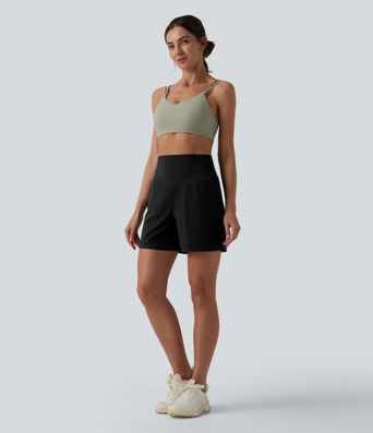 Halara UltraSculpt™ High Waisted Tummy Control Yoga Shorts 5'' with Pockets