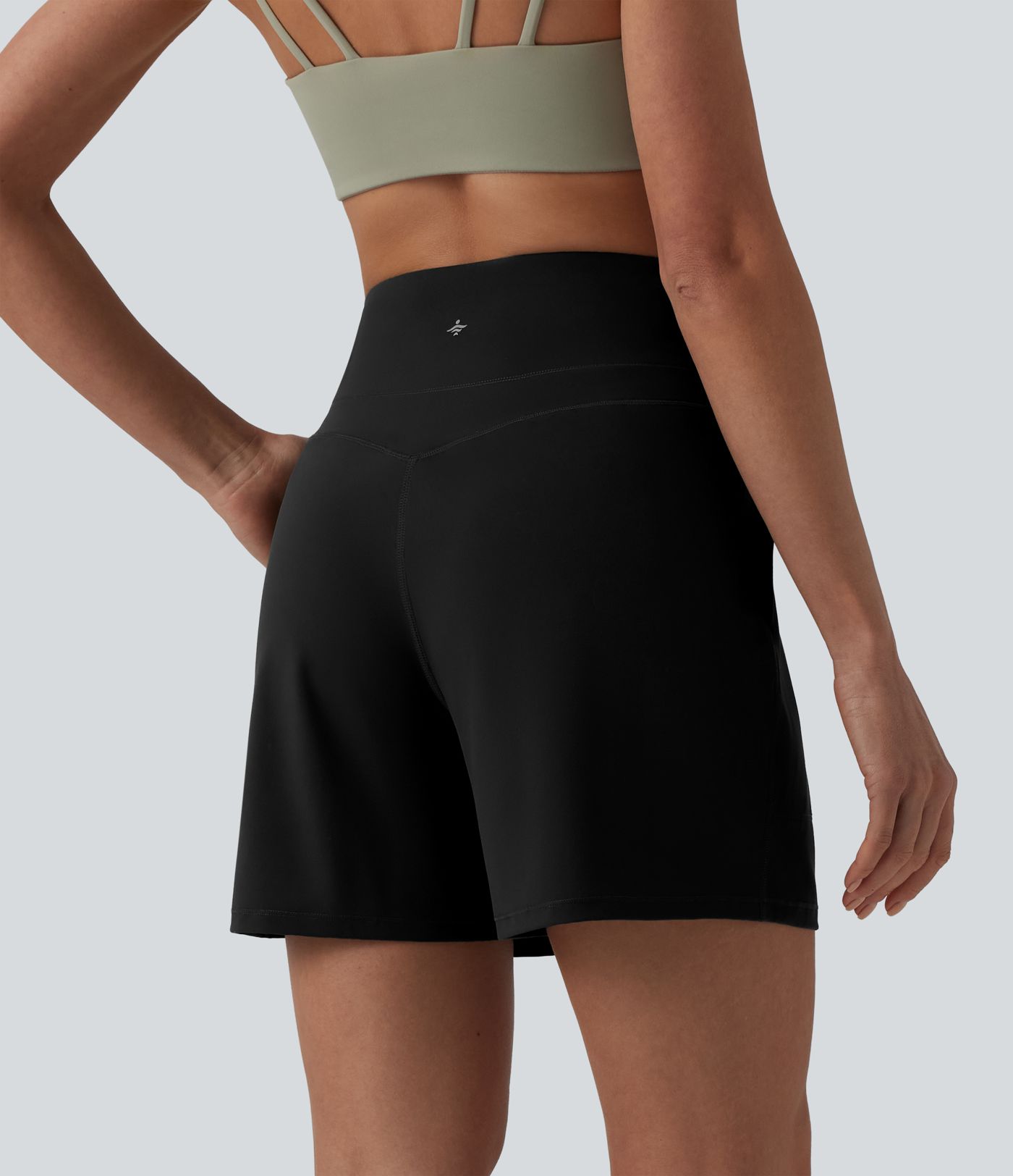Halara UltraSculpt™ High Waisted Tummy Control Yoga Shorts 5'' with Pockets
