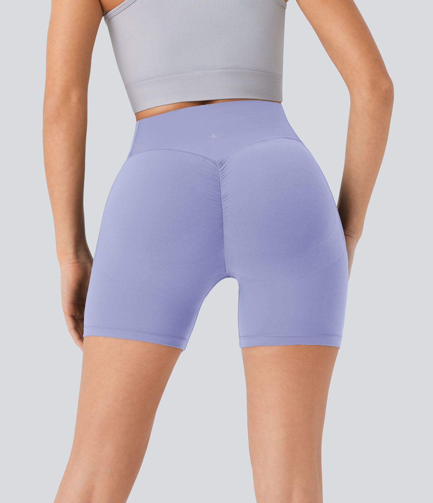 Halara UltraSculpt™ High Waisted Scrunch Butt Lifting Tummy Control Pocket Shaping Workout Biker Shorts 5''