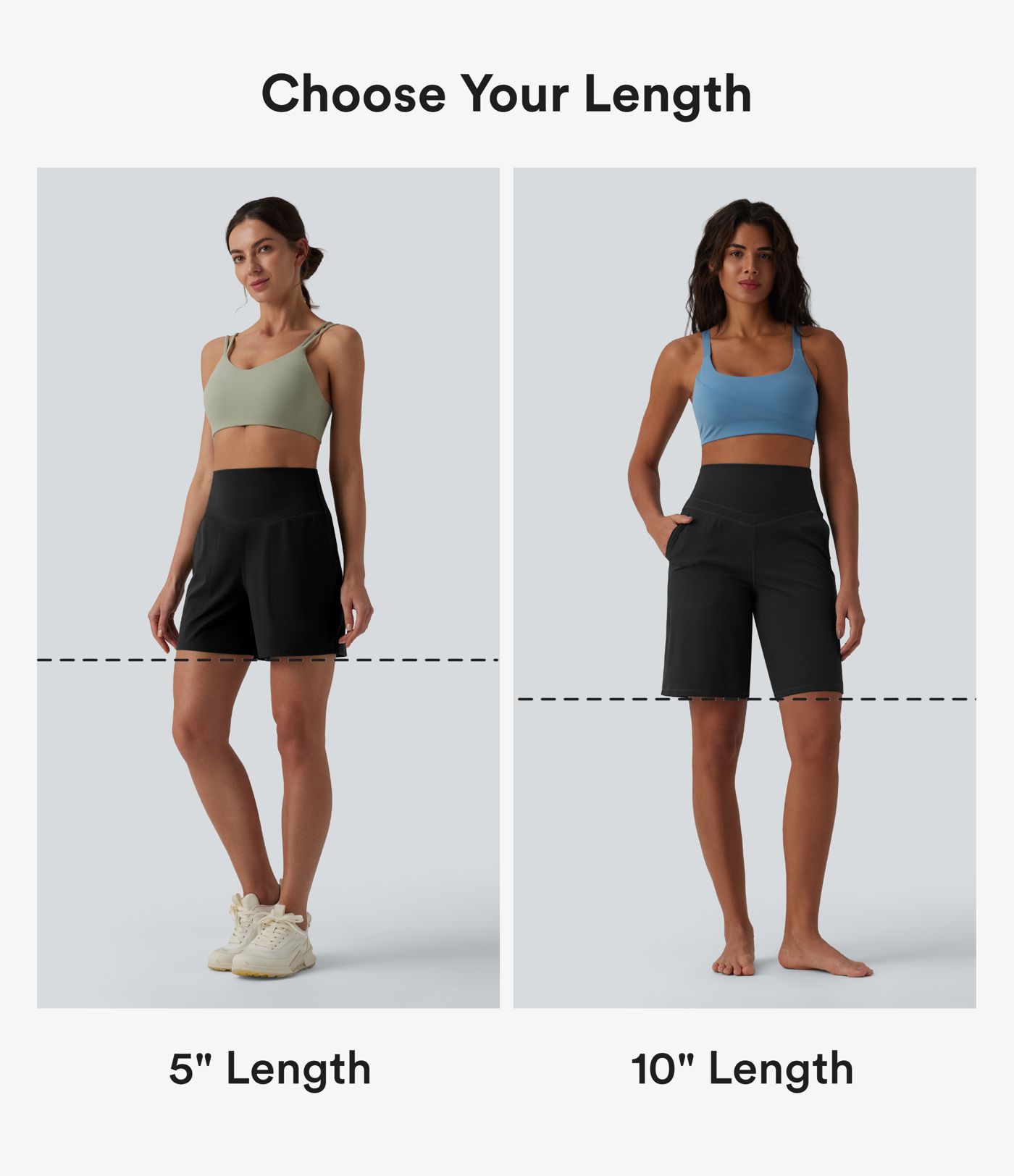 Halara UltraSculpt™ Short yoga gainant taille haute 12,5 cm avec poches