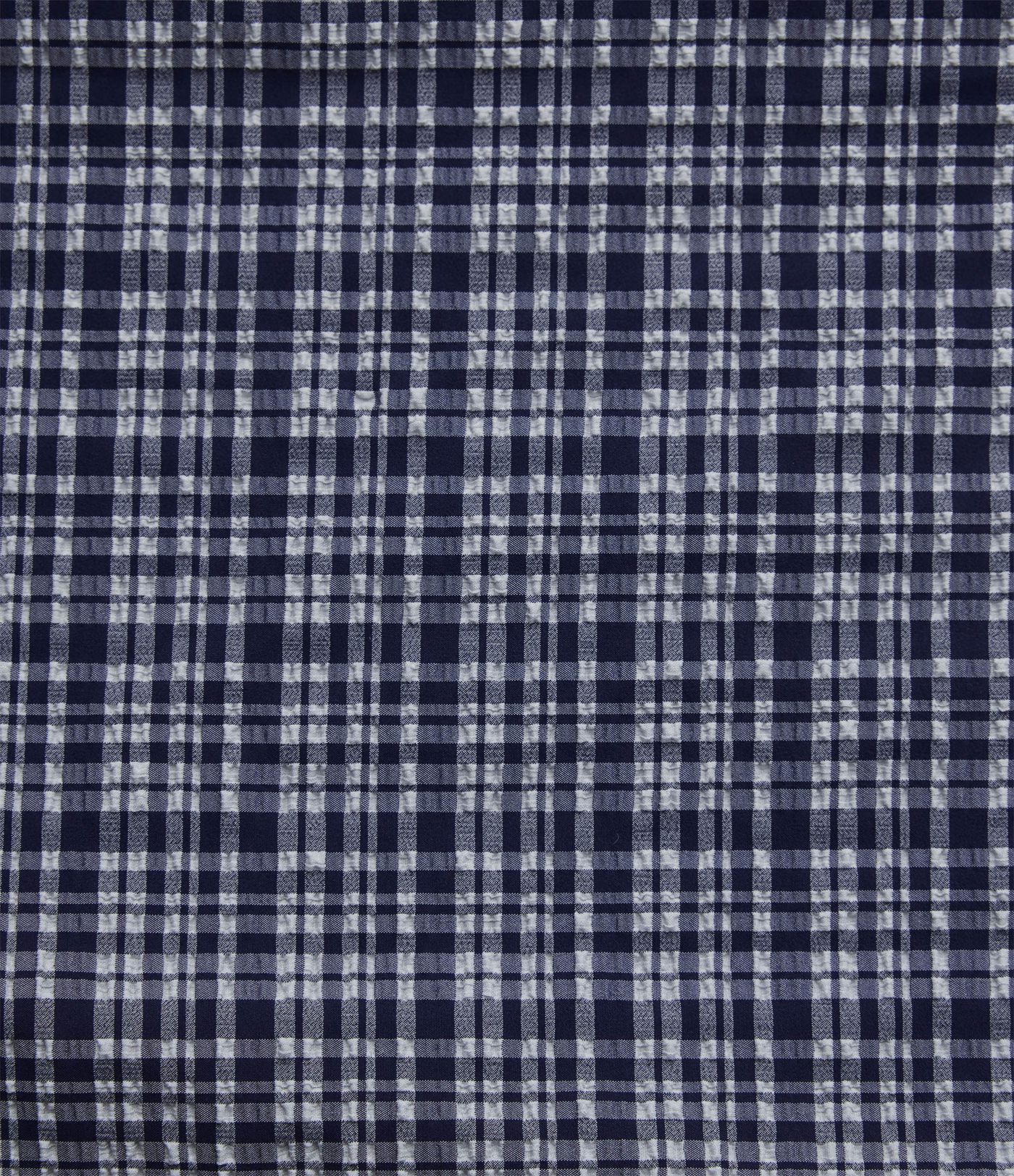 Lässige Hose mit hohem Bund, Reißverschlusstaschen, Kordelzug, Karomuster und weitem Bein - schnelltrocknend