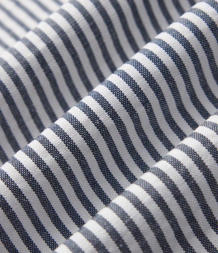 High Waisted Drawstring Stripes Linen-Feel Casual Baggy Trousers with Pockets