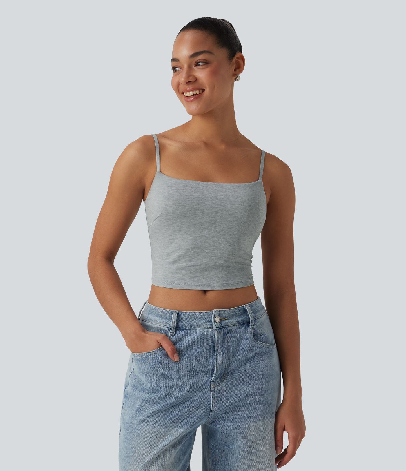 Cropped Casual Tank Top