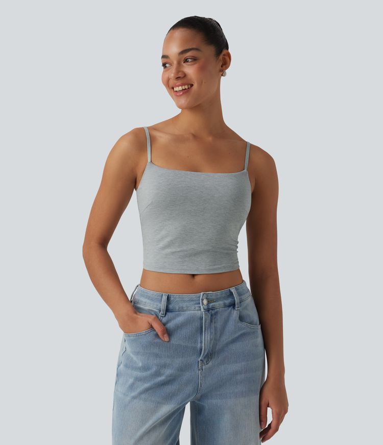 Cropped Casual Tank Top