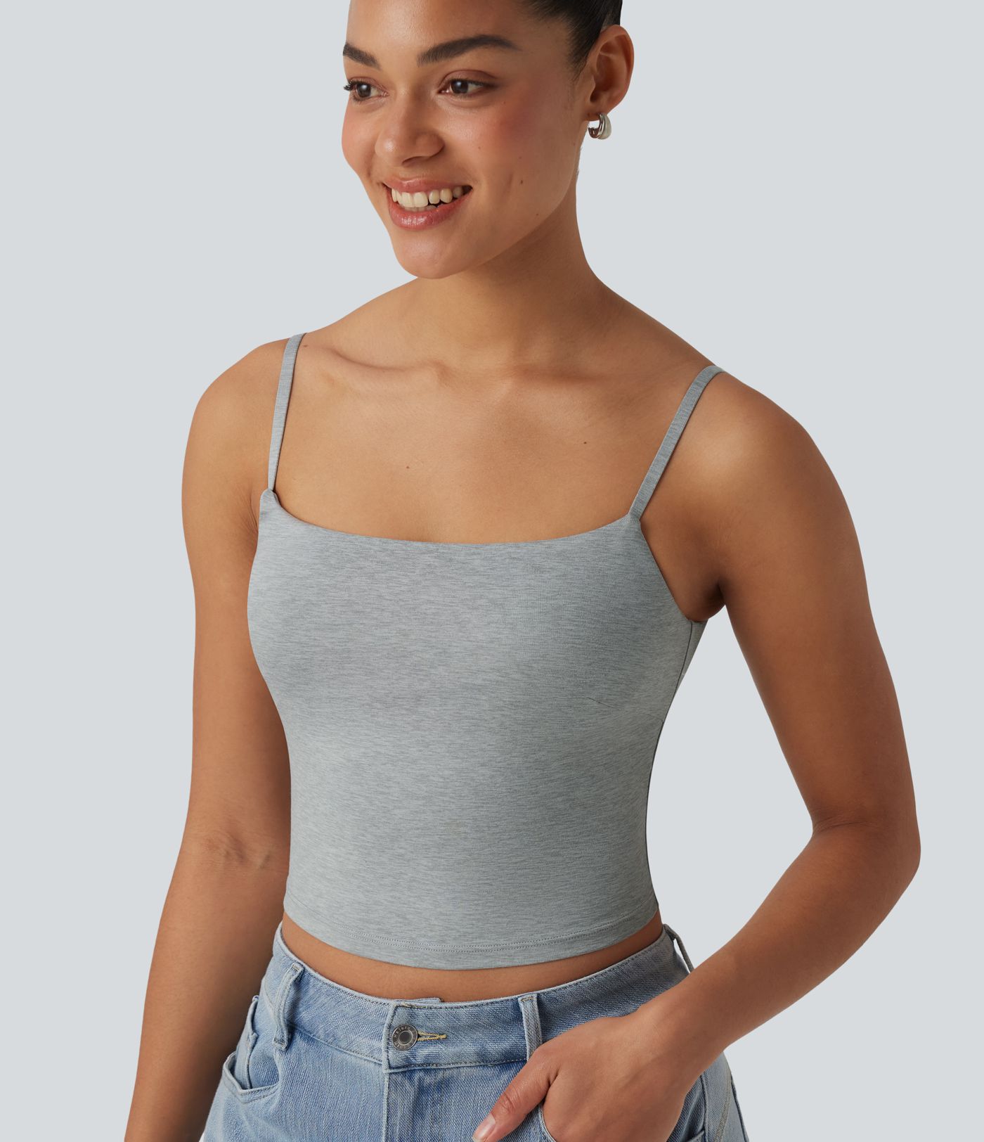 Cropped Casual Tank Top