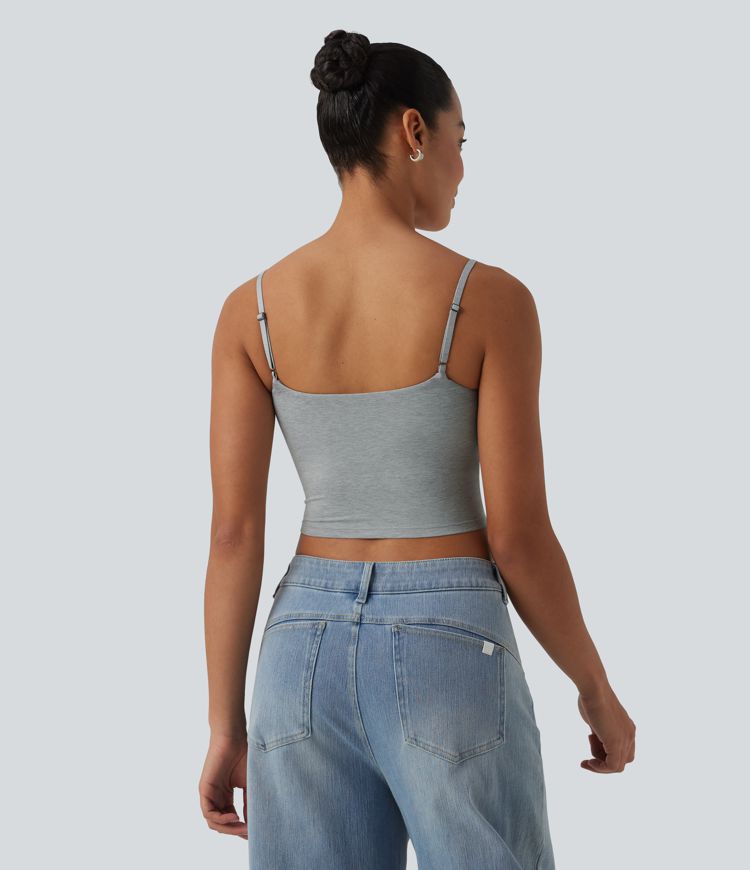 Cropped Casual Tank Top