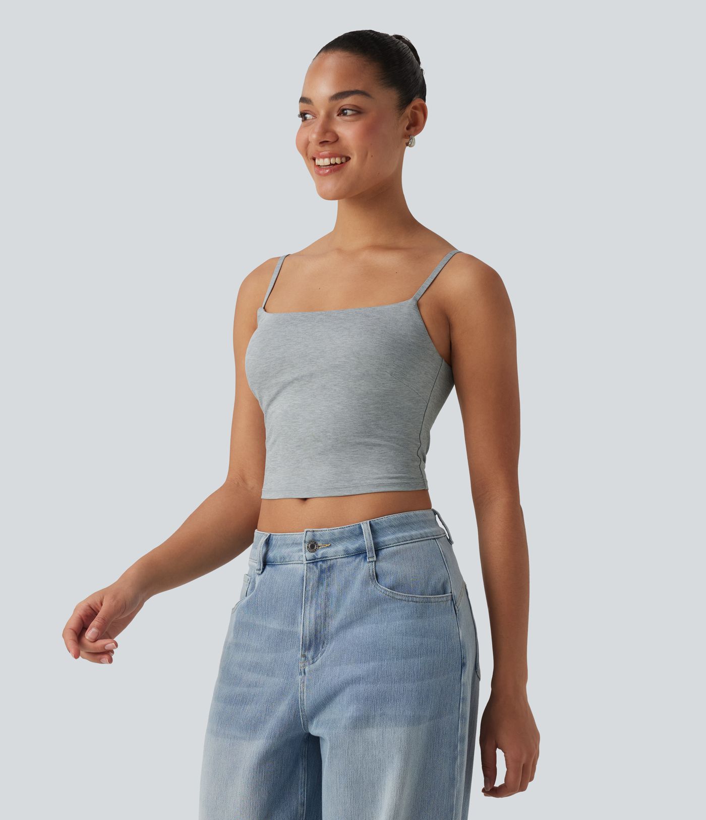 Cropped Casual Tank Top