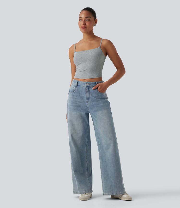 Cropped Casual Tank Top