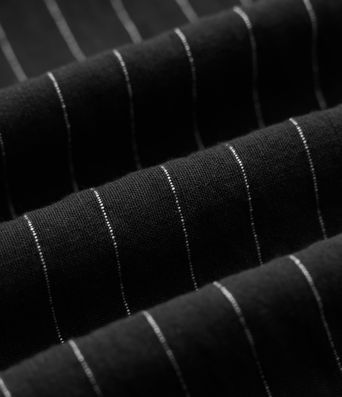 High Waisted Stripes Work Baggy Pants with Pockets High Waisted Stripes Work Baggy Pants with Pockets