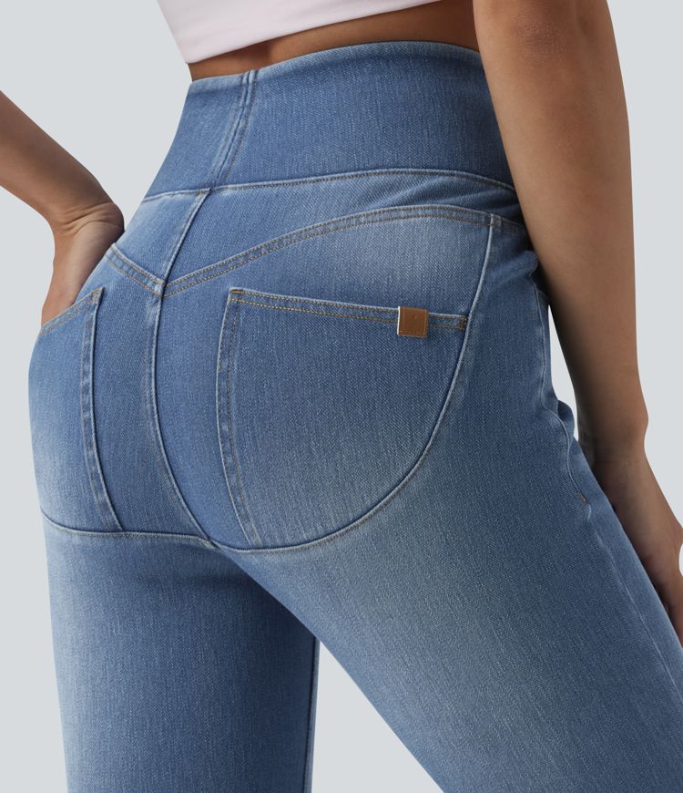 Jean skinny casual taille haute Halara Flex™ avec poches