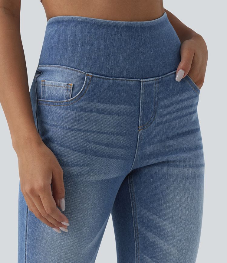 Jean skinny casual taille haute Halara Flex™ avec poches