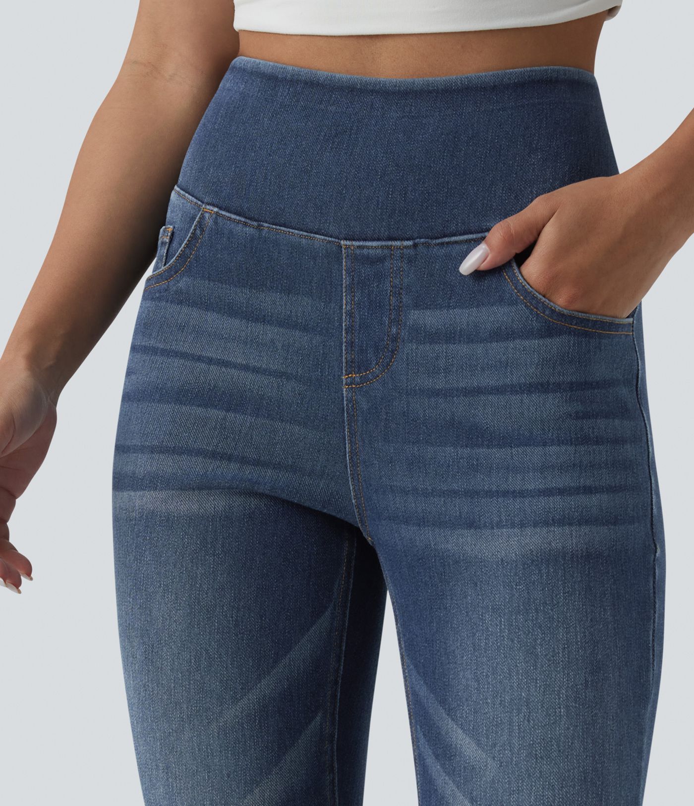 Halara Flex™ High Waisted Skinny Casual Jeans with Pockets