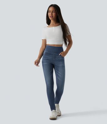 Halara Flex™ High Waisted Skinny Casual Jeans with Pockets
