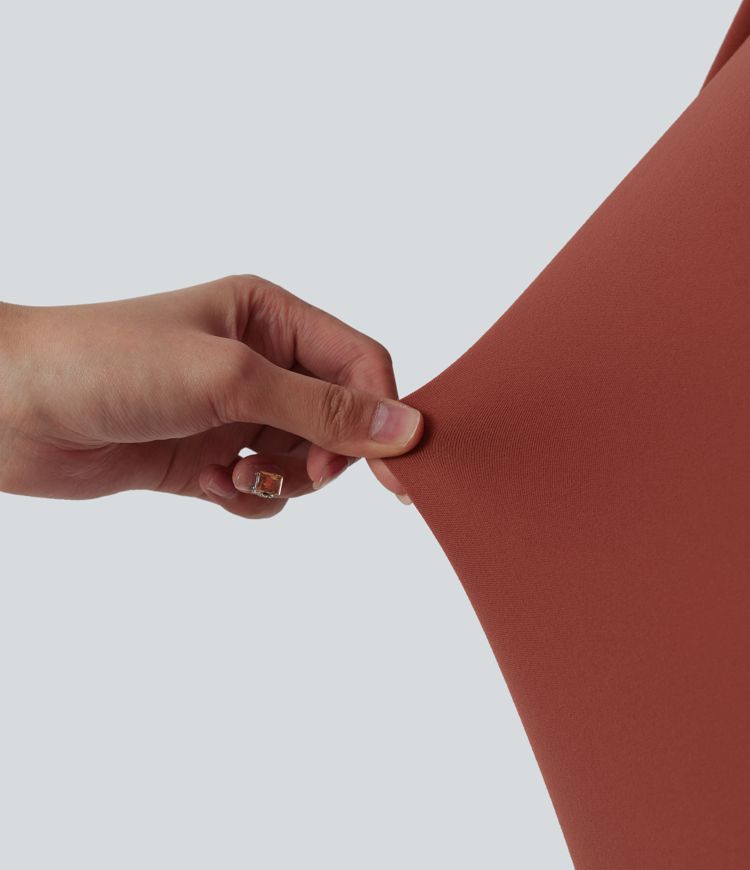 V-neck Long Sleeve Button Fly Casual Top