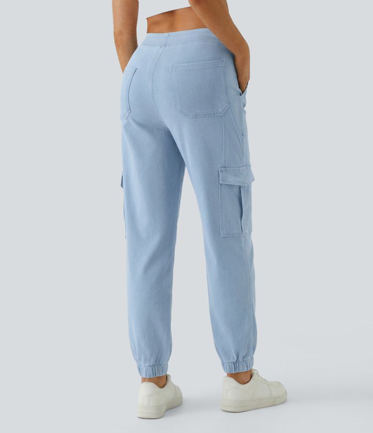 Halara Flex™ - Lässige Cargo-Joggers mit mittelhohem Bund und mehreren Taschen