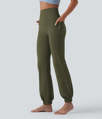 SoftlyZero™ - Joggers im Ballon-Stil mit hohem Bund, Gesäßtaschen und Bauchkontrolle