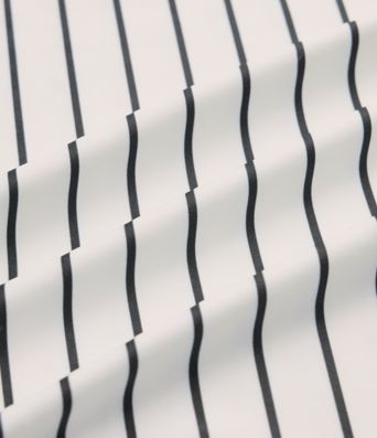 V Neck Short Sleeve Stripe Casual T-Shirt