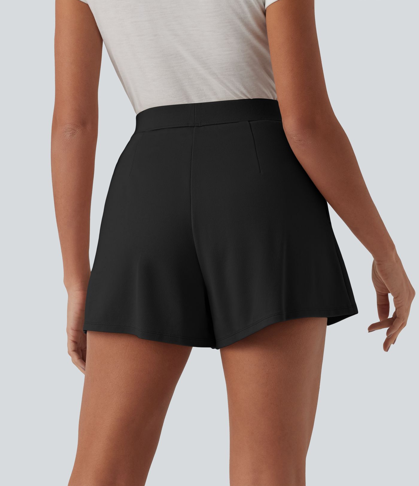 SculptKnit shorts informales de cintura alta con bolsillos