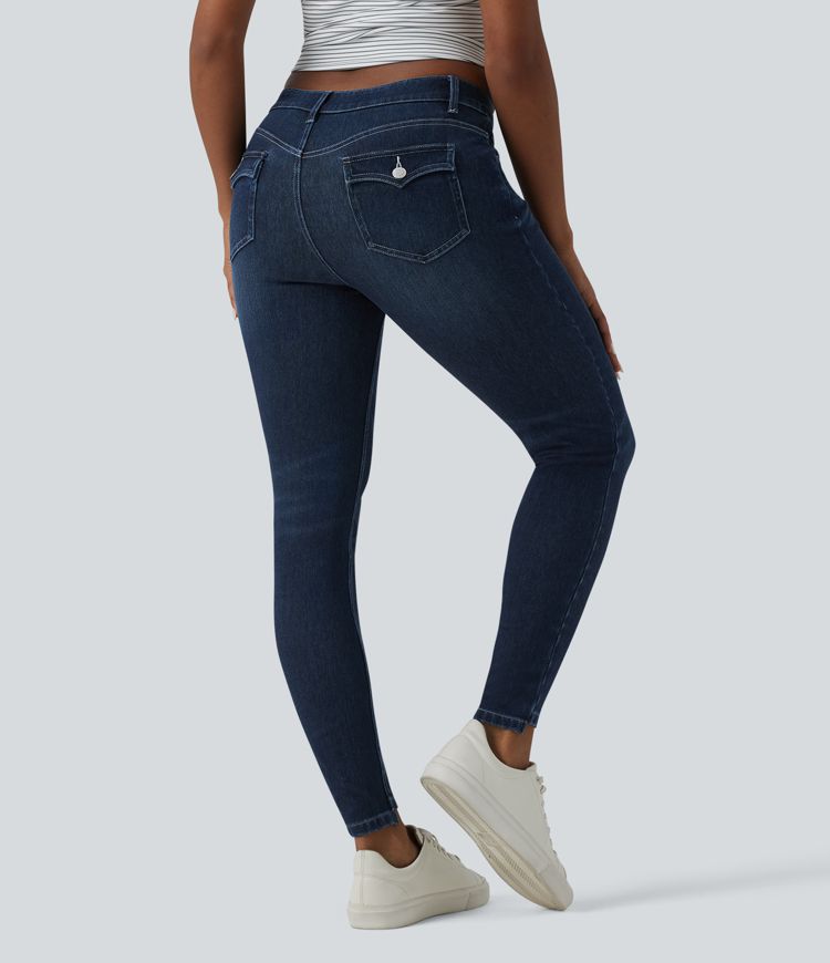 Halara Flex™ Low Rise Casual Skinny Jeans with Pockets