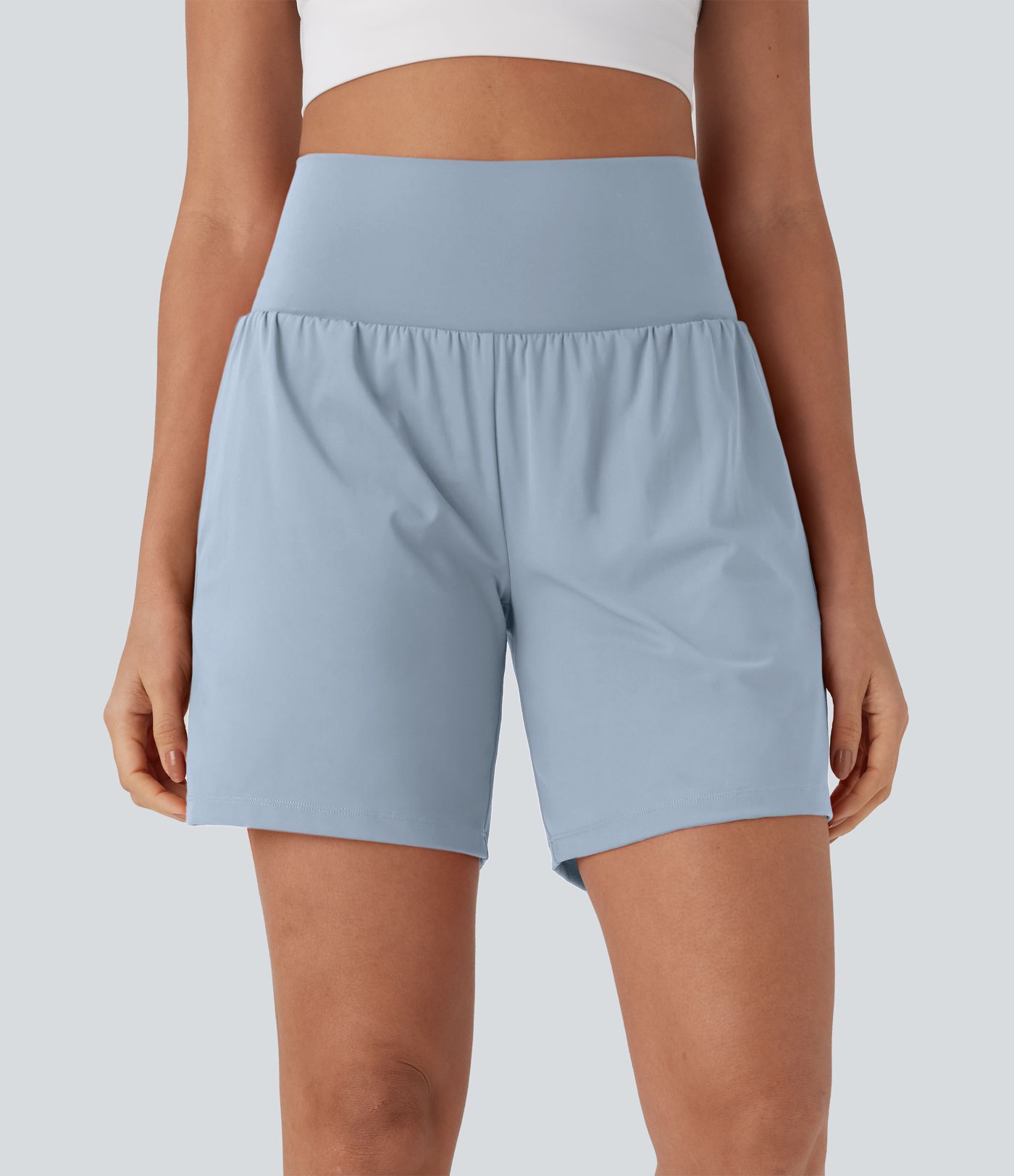 Softlyzero™ Luftige Yoga-Shorts mit höherem Bund, 2-in-1, Cool Touch, 7 Zoll mit Taschen Softlyzero™ Luftige Yoga-Shorts mit höherem Bund, 2-in-1, Cool Touch, 7 Zoll mit Taschen