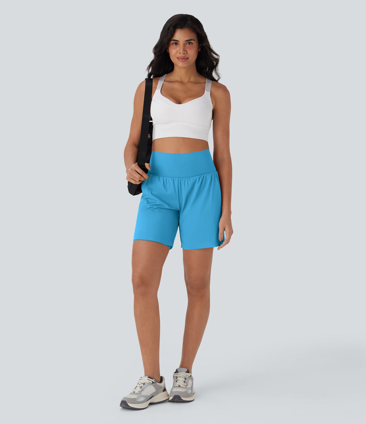 Softlyzero™ Airy Super High Waisted 2-in-1  Yoga Shorts 7" with Pockets
