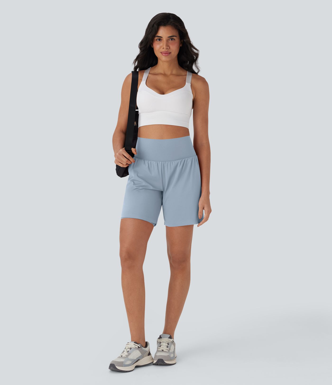 Softlyzero™ Luftige Yoga-Shorts mit höherem Bund, 2-in-1, Cool Touch, 7 Zoll mit Taschen Softlyzero™ Luftige Yoga-Shorts mit höherem Bund, 2-in-1, Cool Touch, 7 Zoll mit Taschen