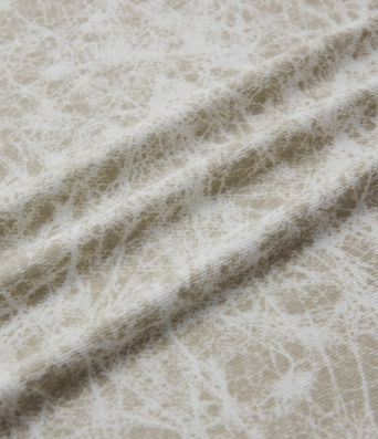 Cowl Neck Short Sleeve Ruched Tie Dye Casual T-Shirt