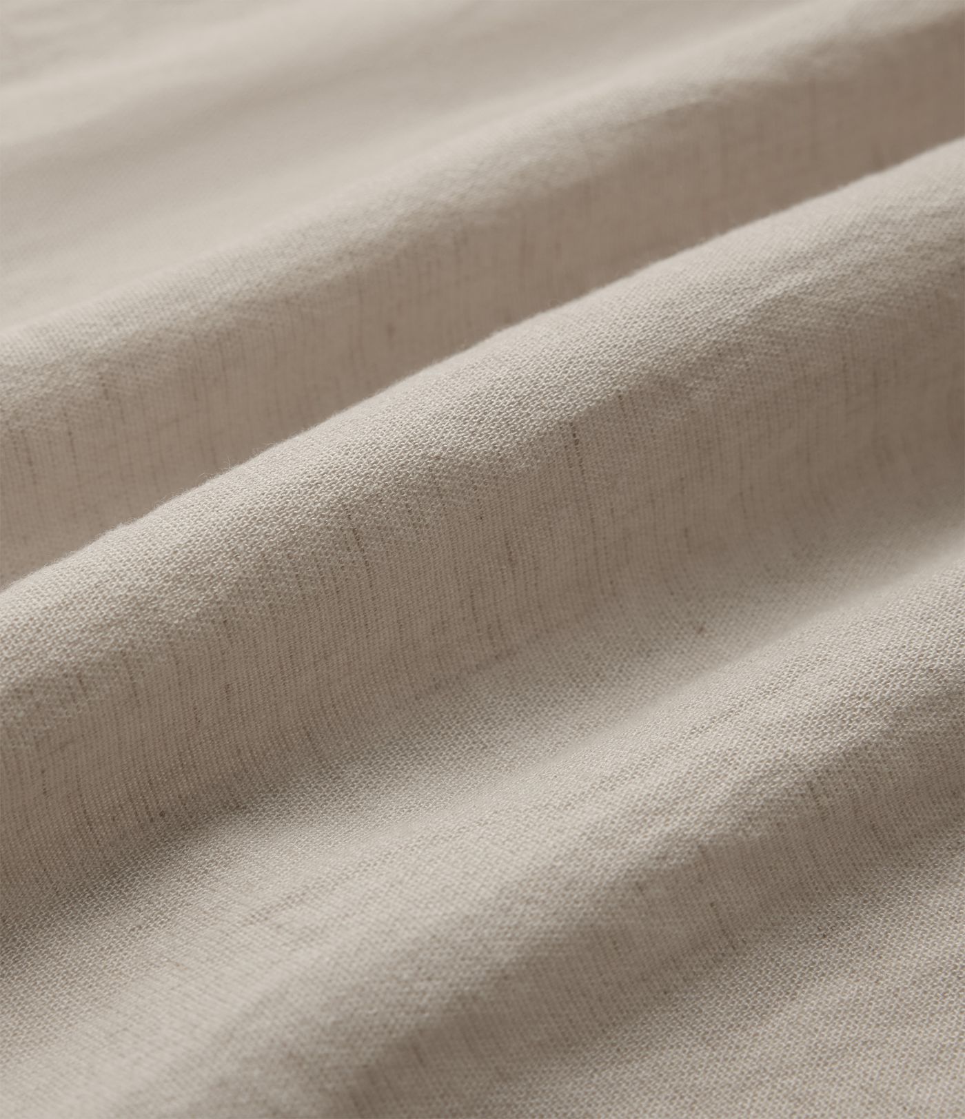 Short Sleeve Curved Hem Casual Linen-Blend Shirt