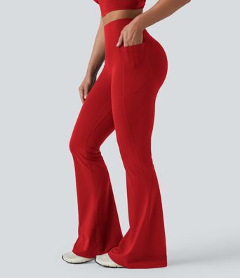 Halara UltraSculpt™ High Waisted Scrunch Butt Lifting Tummy Control Shaping Yoga Flare Leggings with Pockets Halara UltraSculpt™ High Waisted Scrunch Butt Lifting Tummy Control Shaping Yoga Flare Leggings with Pockets