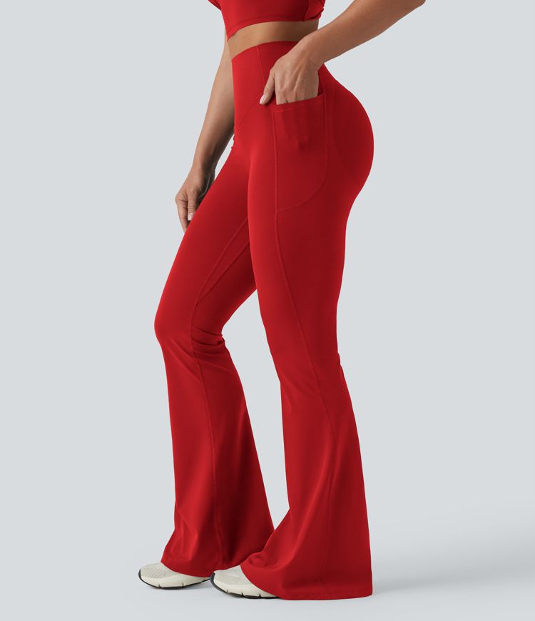 Halara UltraSculpt™ High Waisted Scrunch Butt Lifting Tummy Control Shaping Yoga Flare Leggings with Pockets Halara UltraSculpt™ High Waisted Scrunch Butt Lifting Tummy Control Shaping Yoga Flare Leggings with Pockets