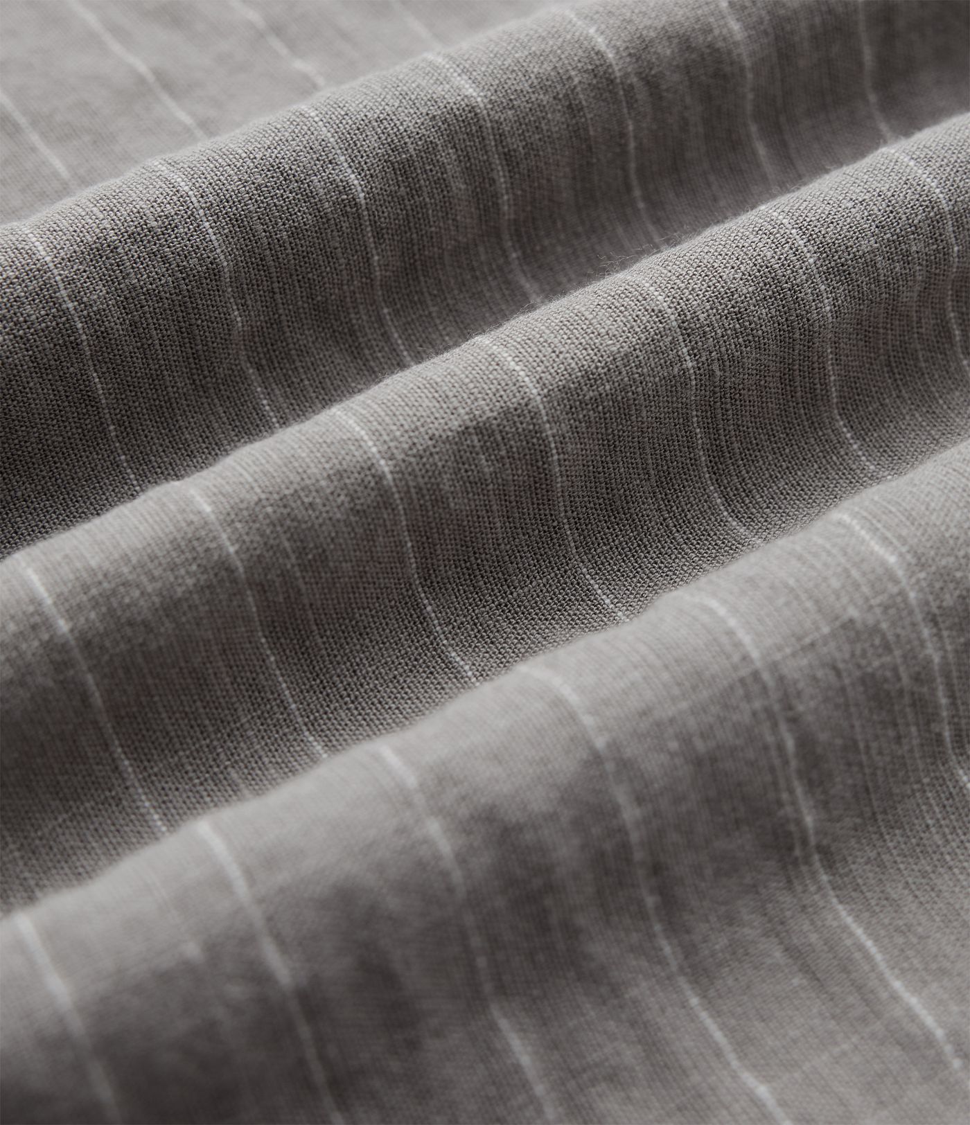 Notched Collar Sleeveless Stripe Casual Linen-Blend T-Shirt