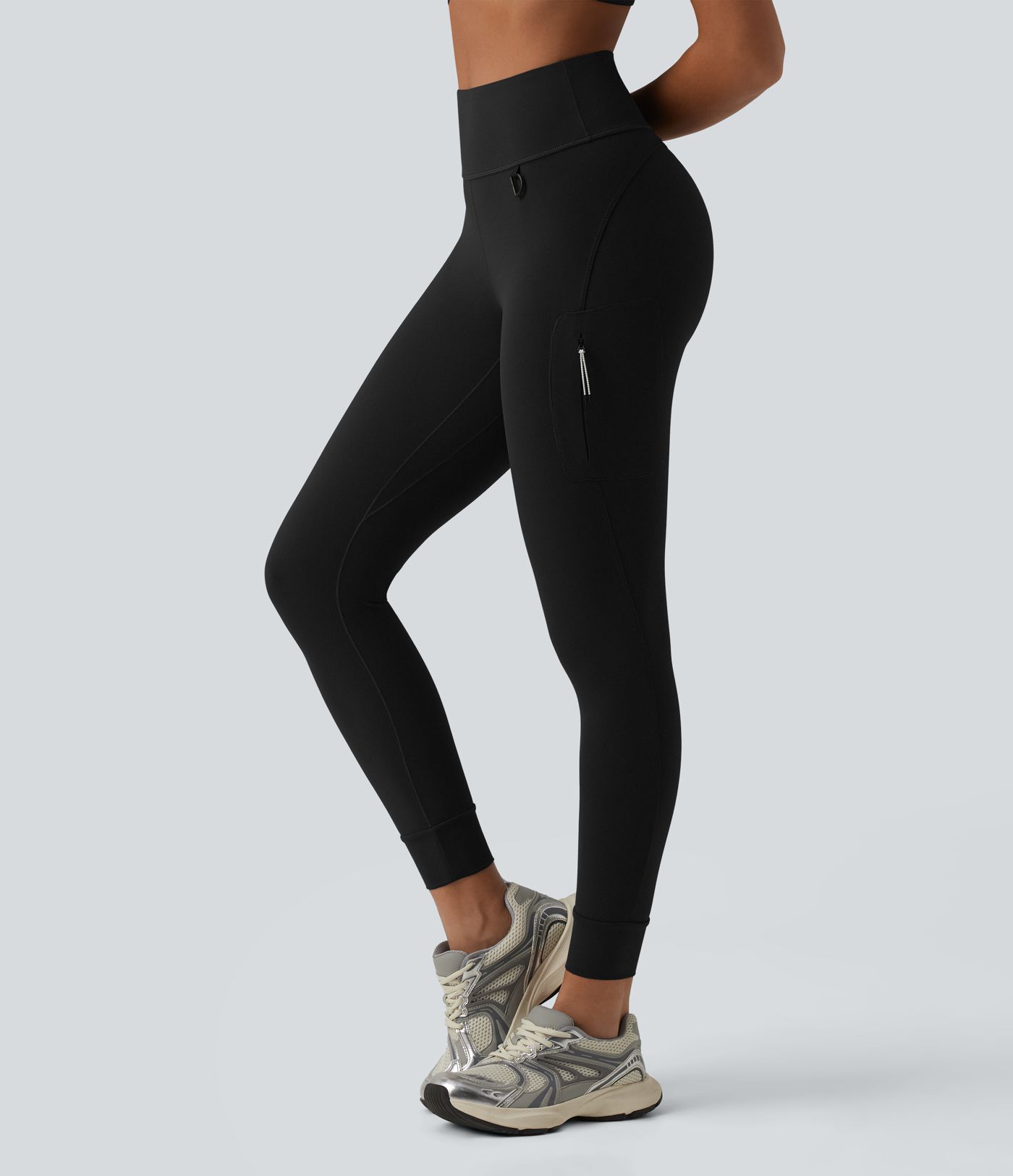 Legging 7/8 Halara UltraSculpt™ randonnée taille haute avec boucle en D et poche zippée Legging 7/8 Halara UltraSculpt™ randonnée taille haute avec boucle en D et poche zippée