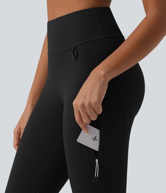 Legging 7/8 Halara UltraSculpt™ randonnée taille haute avec boucle en D et poche zippée Legging 7/8 Halara UltraSculpt™ randonnée taille haute avec boucle en D et poche zippée