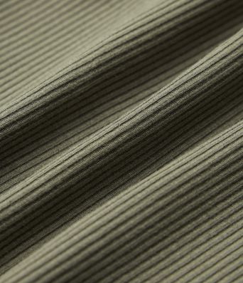 Ribbed Knit Mid Rise Casual Baggy Shorts with Pockets