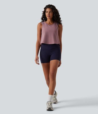 Round Neck Racerback Breathable Mesh Cool Touch Quick Dry Running Tank Top UPF50+