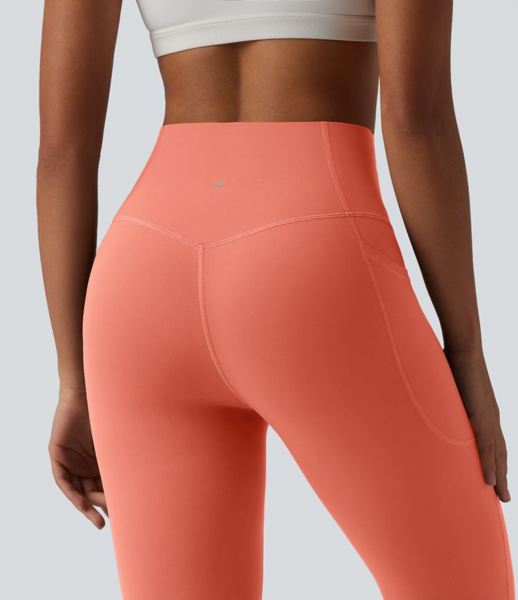 Halara UltraSculpt™ High Waisted Tummy Control Flare Yoga Leggings with Pockets