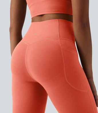 Halara UltraSculpt™ High Waisted Butt Lifting Tummy Control Bootcut Yoga Leggings with Pockets