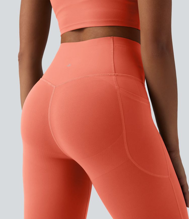 Halara UltraSculpt™ High Waisted Butt Lifting Tummy Control Bootcut Yoga Leggings with Pockets