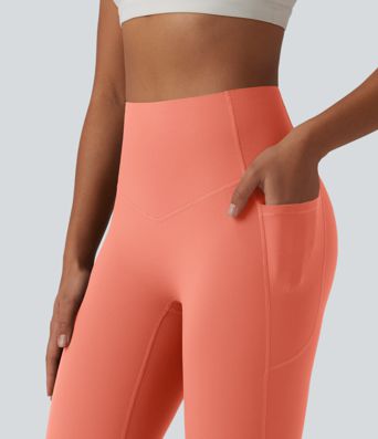 Halara UltraSculpt™ High Waisted Tummy Control Flare Yoga Leggings with Pockets
