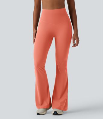 Halara UltraSculpt™ High Waisted Tummy Control Flare Yoga Leggings with Pockets