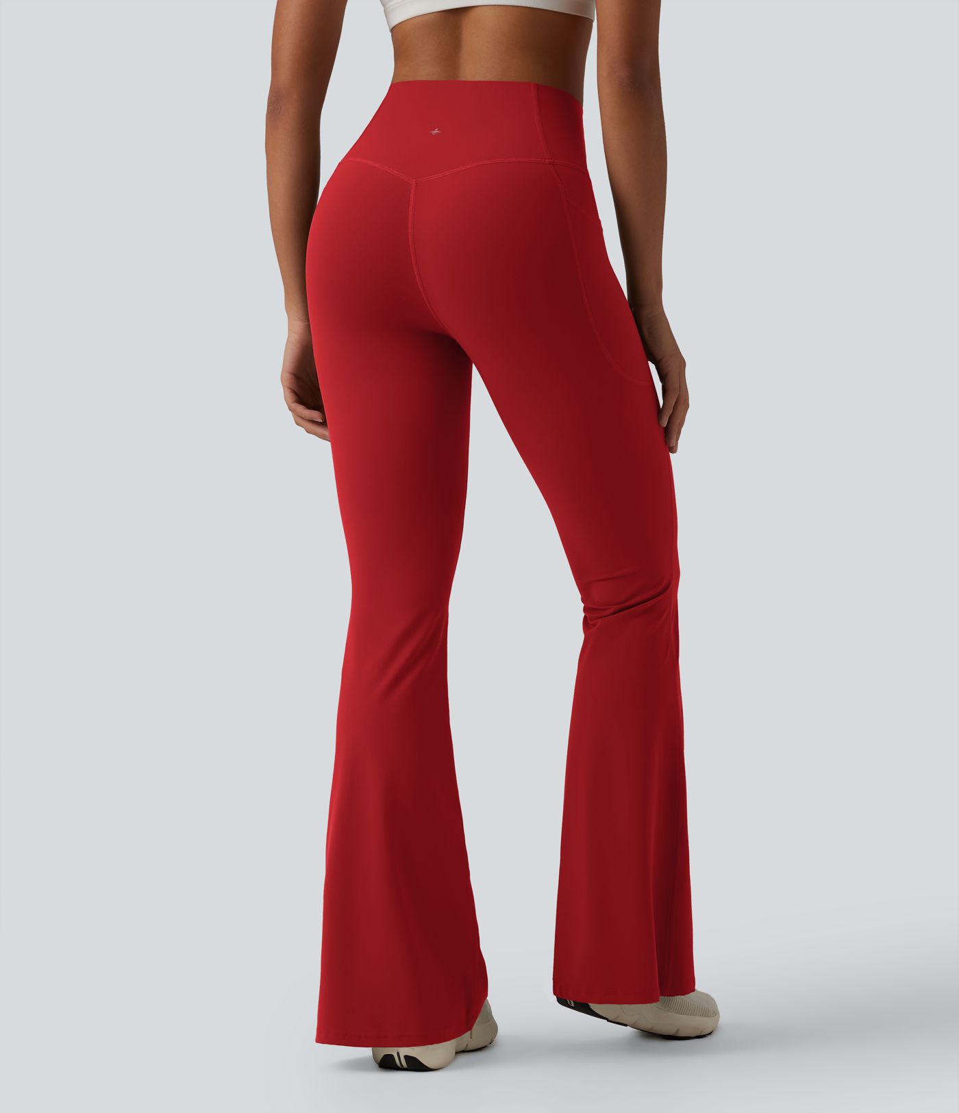 Halara UltraSculpt™ yogaleggings med høj talje, maveformende effekt, udvidede ben og lommer