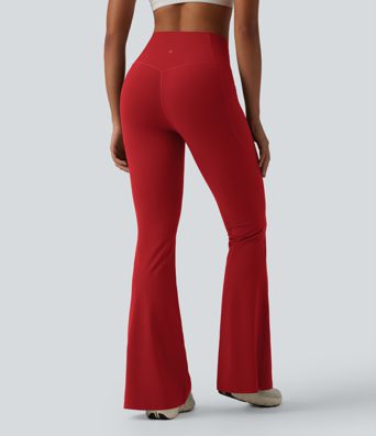 Halara UltraSculpt™ yogaleggings med høj talje, maveformende effekt, udvidede ben og lommer