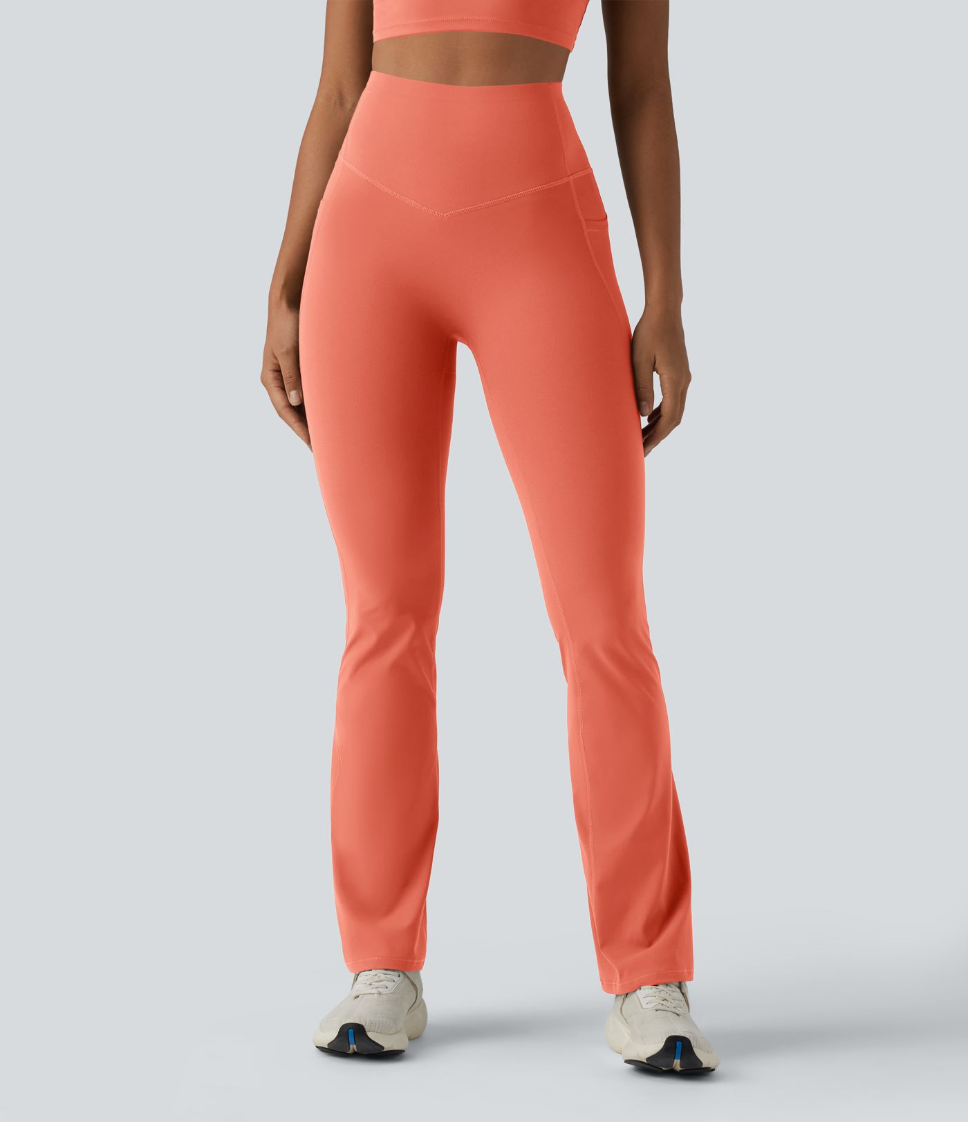 Halara UltraSculpt™ High Waisted Butt Lifting Tummy Control Bootcut Yoga Leggings with Pockets