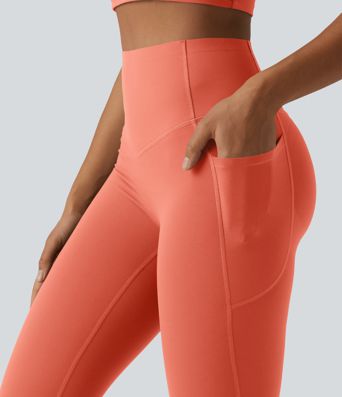 Halara UltraSculpt™ High Waisted Butt Lifting Tummy Control Bootcut Yoga Leggings with Pockets