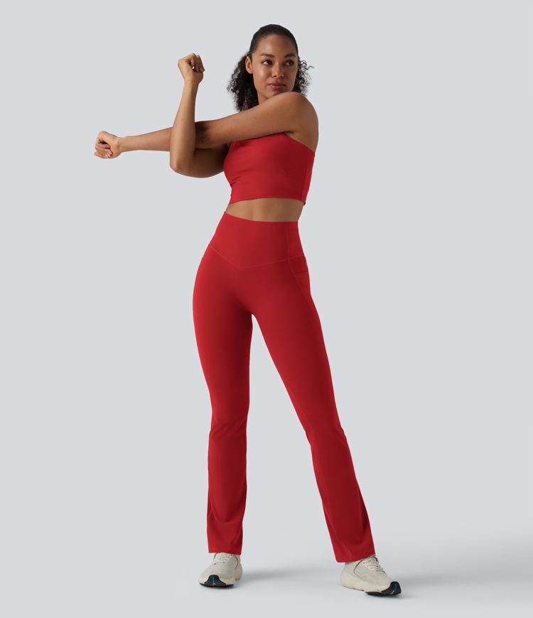 Halara UltraSculpt™ High Waisted Butt Lifting Tummy Control Bootcut Yoga Leggings with Pockets Halara UltraSculpt™ High Waisted Butt Lifting Tummy Control Bootcut Yoga Leggings with Pockets