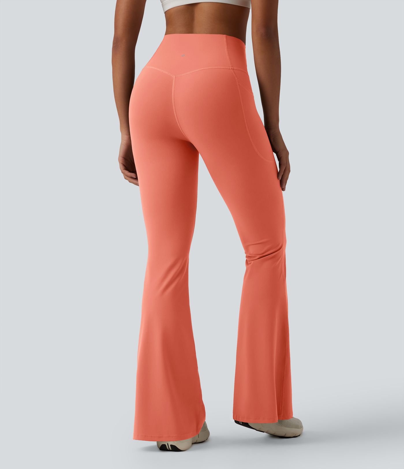 Halara UltraSculpt™ High Waisted Tummy Control Flare Yoga Leggings with Pockets