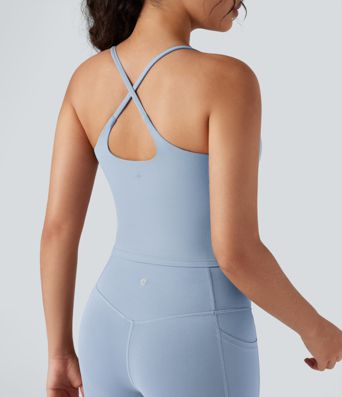 Halara UltraSculpt™ yoga débardeur à encolure en U