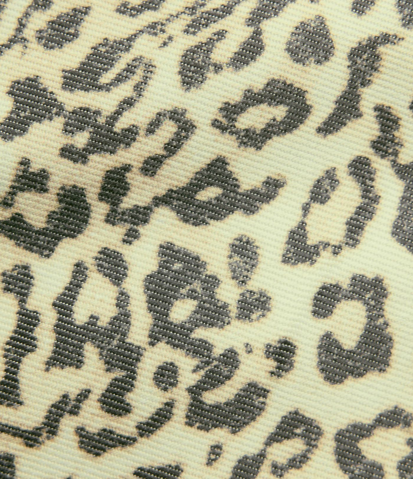 Lässiger Minirock in A-Linie mit hohem Bund, Seitentaschen und Leopardenmuster